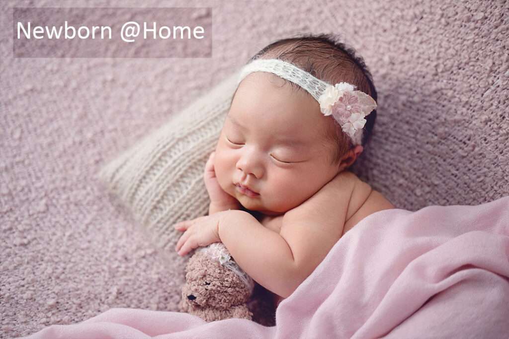 newborn photo at home cover